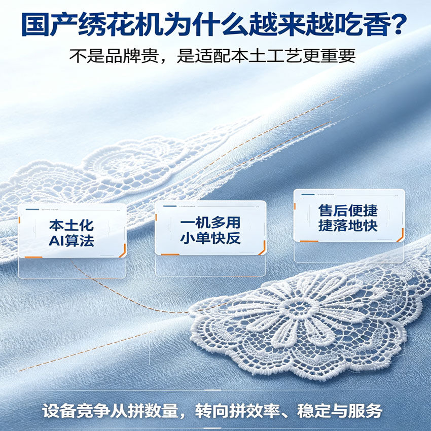 国产绣花机为什么越来越吃香？
