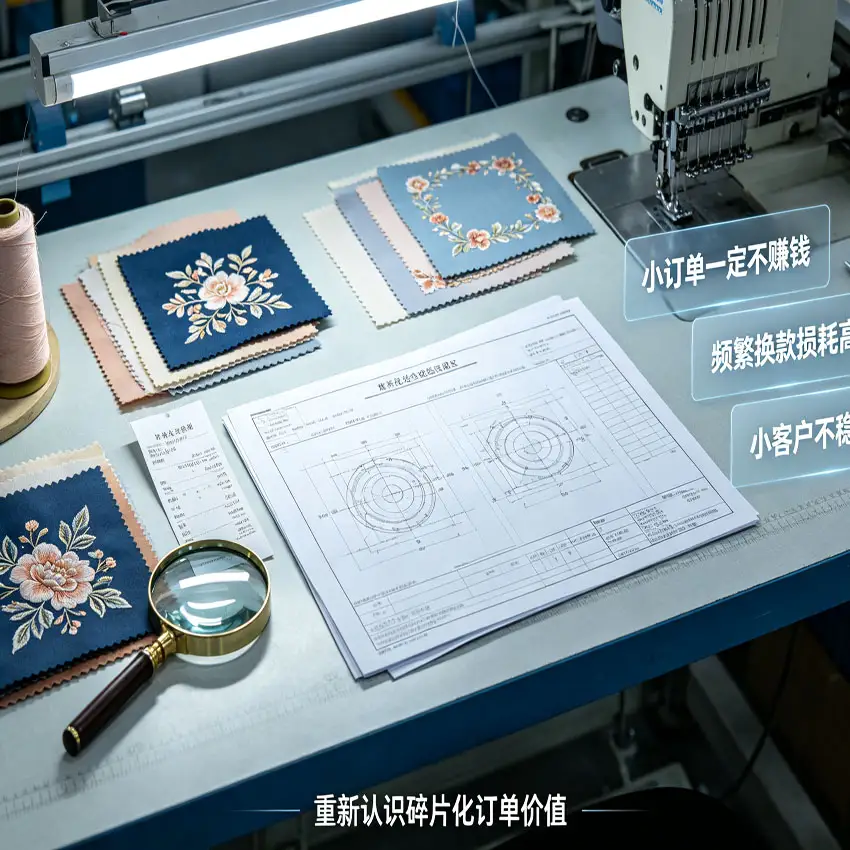 中小绣花厂承接小订单常见经营误区