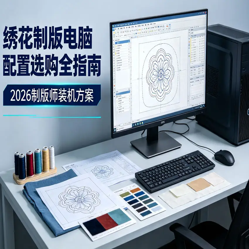 电脑绣花制版电脑配置怎么选？2026制版师装机选购避坑全指南